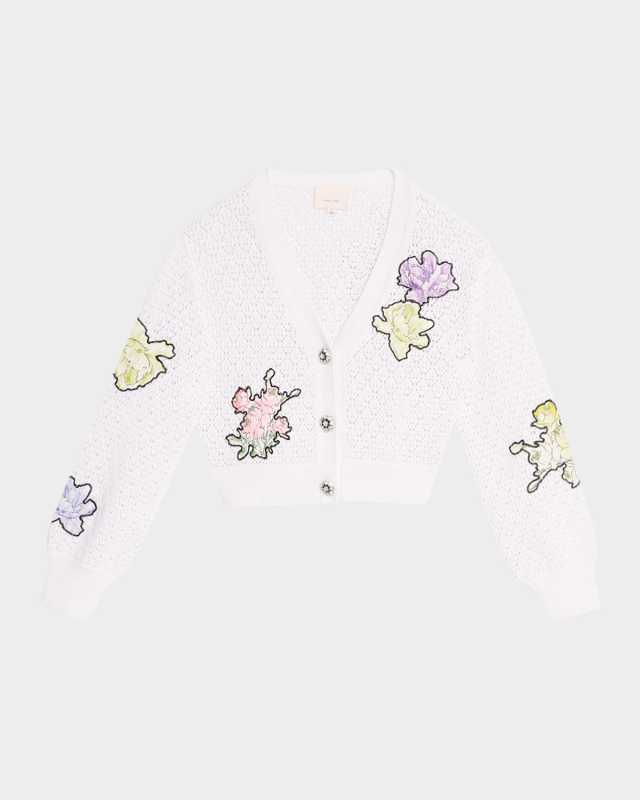 Opal Embroidered Cardigan